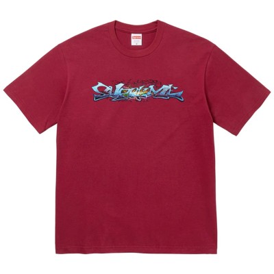 Supreme Tag Tee Cardinal
