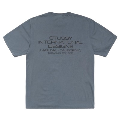 Stussy International Designs Tee Pigment Dyed Navy2.jpg