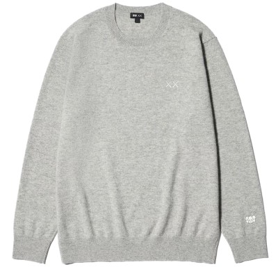 Uniqlo x KAWS WINTER 100% Cashmere Crew Neck Jumper Grey.jpg