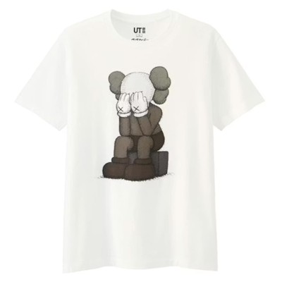 KAWS x Uniqlo Passing Through Tee White