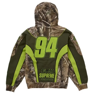 Supreme Fox Racing Zip Up Hooded Sweatshirt Realtree Hardwoods Camo2.jpg