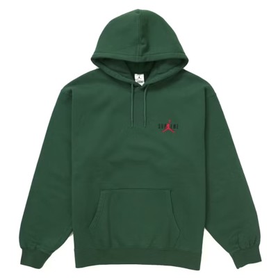 Supreme Jordan Hooded Sweatshirt Green2.jpg
