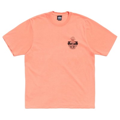 Stussy Built To Last Tee Pigment Dyed Sherbert