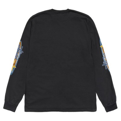 Stussy Two Star Ls Tee Pigment Dyed Faded Black2.jpg