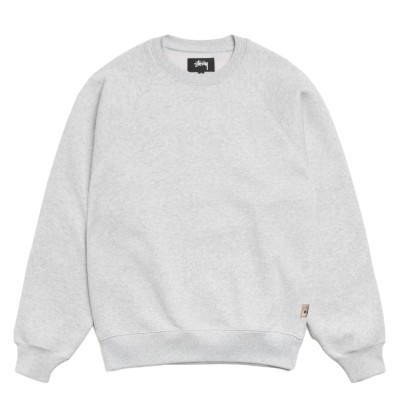 Stussy Relaxed Crew Ash Heather