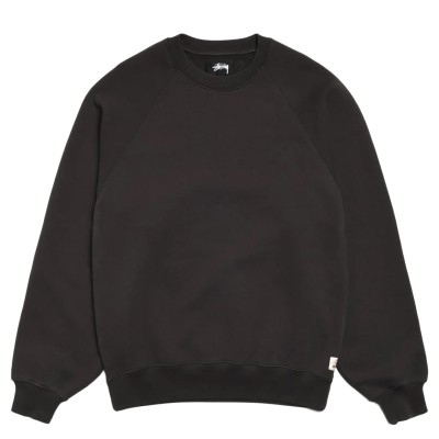 Stussy Relaxed Crew Washed Black.jpg