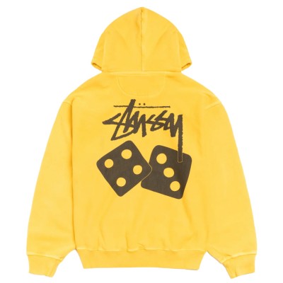 Stussy Dice Hoodie Pigment Dyed Yellow2.jpg