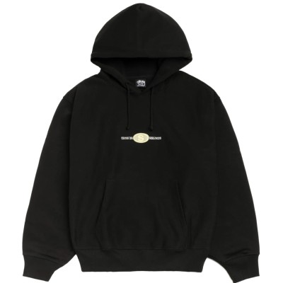 Stussy Worldwide Dot Hoodie Black