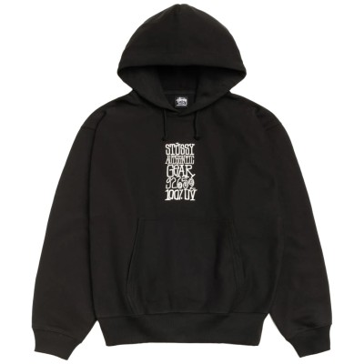 Stussy Authentic Gear Hoodie Black