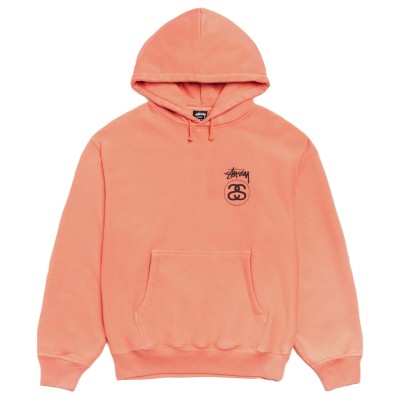 Stussy Stock Link Hoodie Pigment Dyed Sherbert.jpg