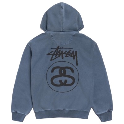 Stussy Stock Link Hoodie Pigment Dyed Navy2.jpg
