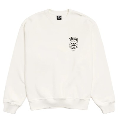 Stussy Stock Link Crew Pigment Dyed Natural