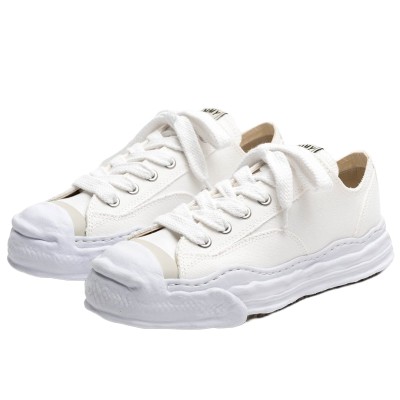 Maison Mihara Yasuhiro Hank OG Sole Canvas Low White2.jpg
