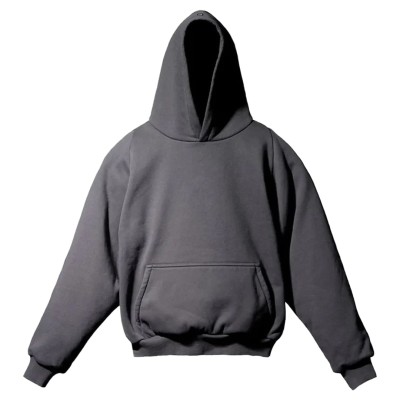 Yeezy Gap Logo Shrunken Hoodie Black