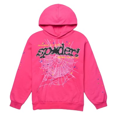 Sp5der P*NK V2 Hoodie Pink