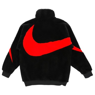 Nike Big Swoosh Reversible Boa Jacket Black Chili Red2.jpg