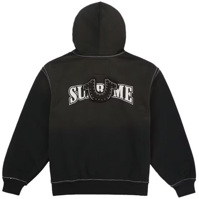 Supreme True Religion Zip Up Hooded Sweatshirt Black