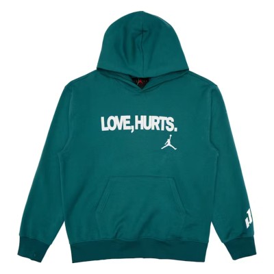 Jordan Jalen Hurts Love Hurts Pullover Fleece Hoodie Sport Teal