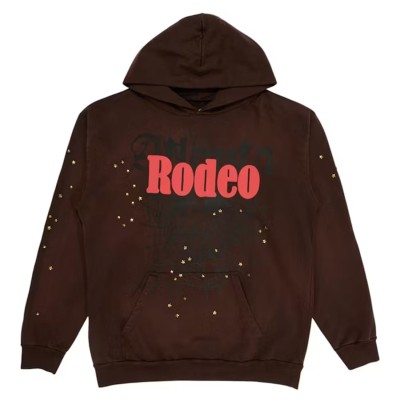 Travis Scott Cactus Jack x Sp5der Days Before Rodeo Hoodie Brown