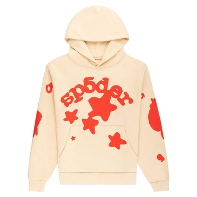 Sp5der Beluga Hoodie Cream