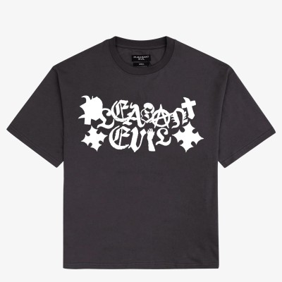 Pleasant Evil Ransomnote Tee Anthracite
