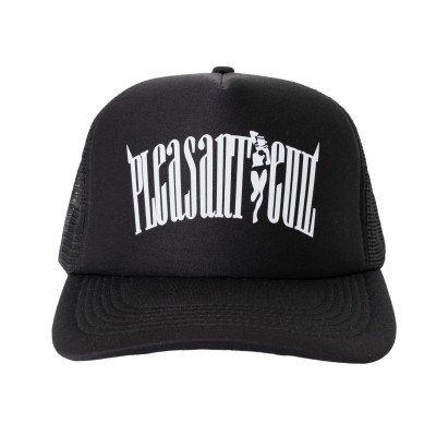 Pleasant Evil University Logo Trucker Hat