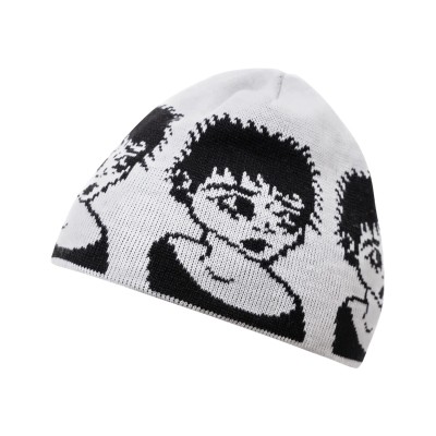 Pleasant Evil Emo White Beanie2.jpg