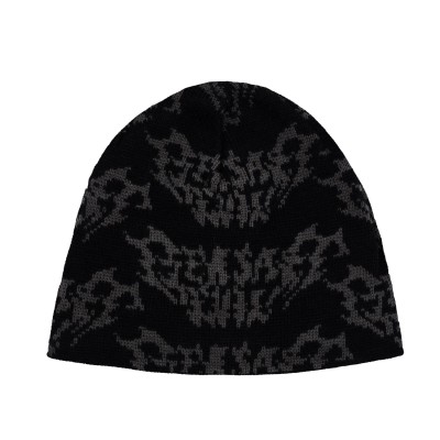Pleasant Evil Metal Logo Beanie Black