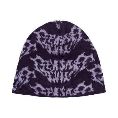 Pleasant Evil Metal Logo Beanie Purple