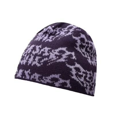 Pleasant Evil Metal Logo Beanie Purple2.jpg