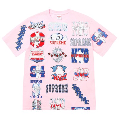 Supreme Flash Tee Light Pink