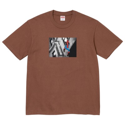 Supreme Spider-Man Tee Brown