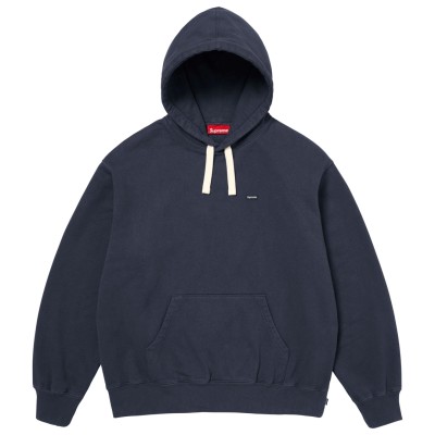 Small Box Drawcord Hooded Sweatshirt (SS26) Navy.jpg