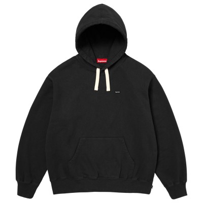 Supreme Small Box Drawcord Hooded Sweatshirt Black (SS26)