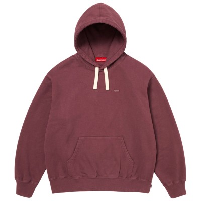 Supreme Small Box Drawcord Hooded Sweatshirt Maroon (SS26).jpg