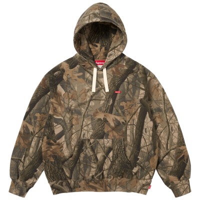 Supreme Small Box Drawcord Hooded Sweatshirt Woodland Camo (SS26)