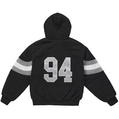 Supreme Filled Zip Up Hooded Sweatshirt Black2.jpg