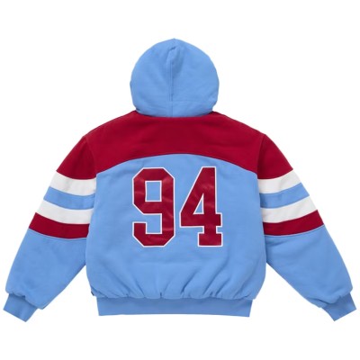 Supreme Filled Zip Up Hooded Sweatshirt Blue2.jpg