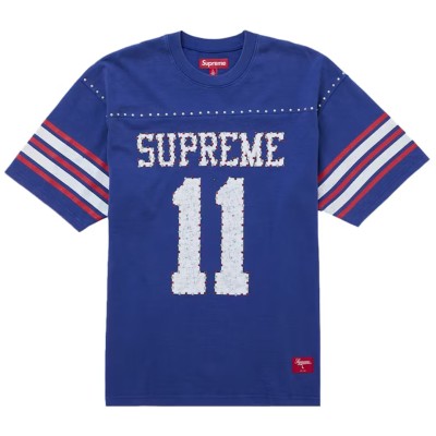 Supreme Studded S/S Football Top Royal