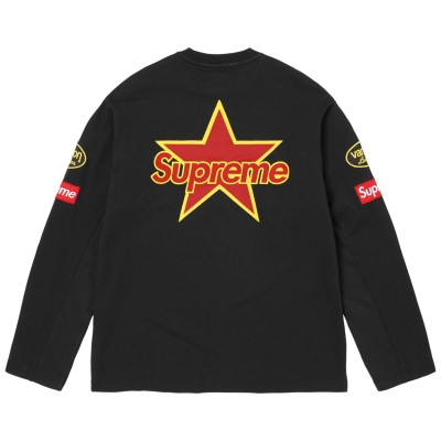 Supreme Vanson Leathers L/S Top Black
