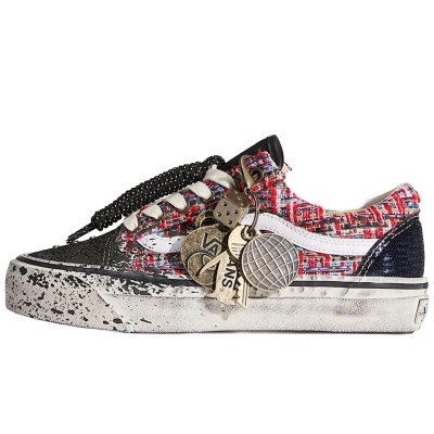 Vans Premium Old Skool Charms Red Black