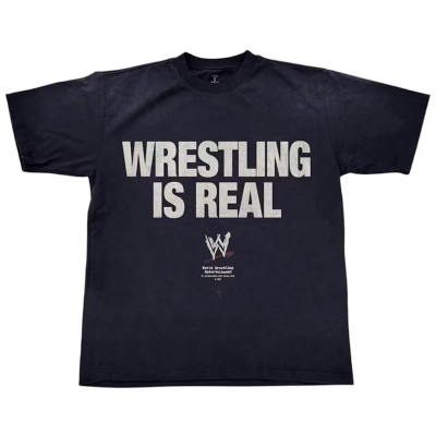 Travis Scott Wrestling Is Real T-shirt Black