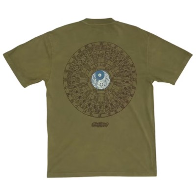 Travis Scott Cactus Jack x Takashi Murakami Melted Utopia Dream Zodiac Tee Olive2.jpg