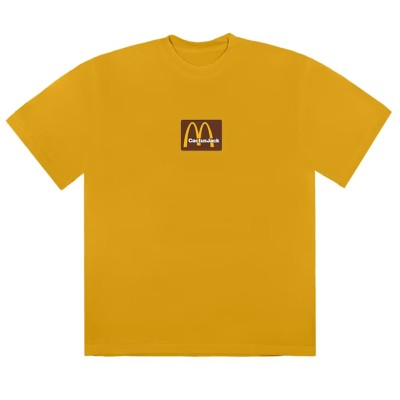 Travis Scott x McDonald's Sesame Inv II T-shirt Gold .jpg