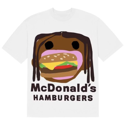 Travis Scott x CPFM 4 CJ Burger Mouth T-shirt White.jpg