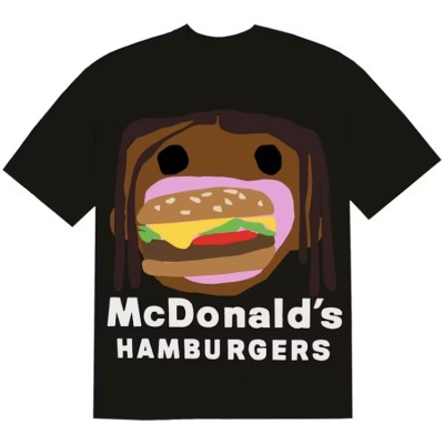 Travis Scott x CPFM 4 CJ Burger Mouth T-shirt Black