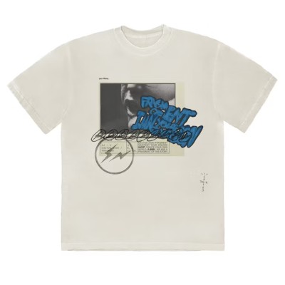 Travis Scott Cactus Jack For Fragment Manifest T-shirt White