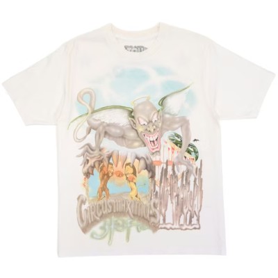 Travis Scott Utopia Circus Maximus 2023 Tour III Tee White