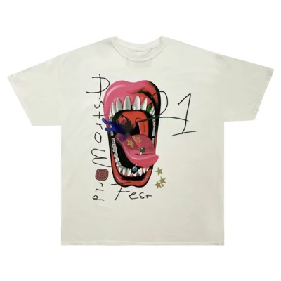 Travis Scott Mouth T-shirt White