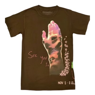 Travis Scott All Seeing Hands Tee T-Shirt Brown.jpg